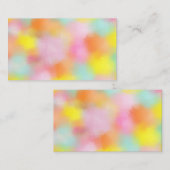 カスタムカラフル抽象芸術空白のテンプレートエレガント ノートカード (正面/裏面)