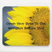 カスタムカラフル日向花接写 マウスパッド (正面)