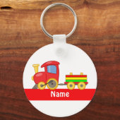 カスタムカラフル漫電車 キーホルダー (正面)