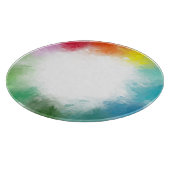 カスタムカラフル空白のテンプレートモダンエレガント カッティングボード (角)