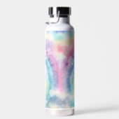 カスタムカラフルGroovy絞り染めパターン ウォーターボトル (右面)