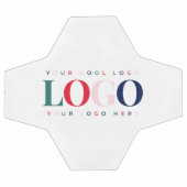 カスタムカラフルRectangle Business Logo Branded サッカーボール (フラット)