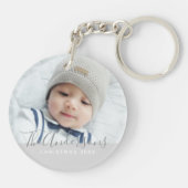 カスタムカラーとカスタム文字 キーホルダー (裏面)