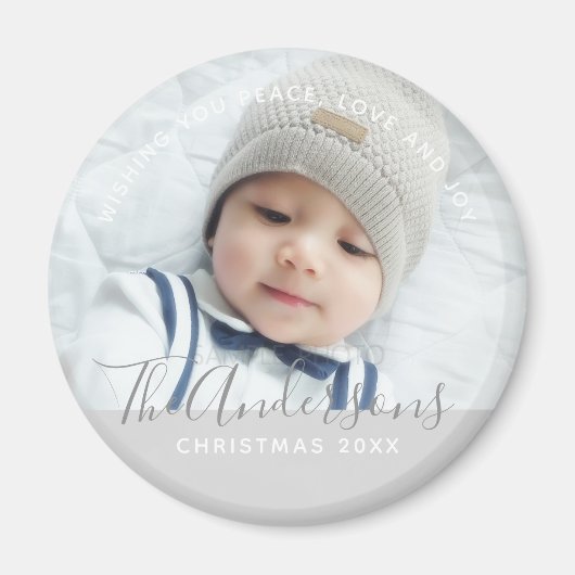 カスタムカラーとカスタム文字 マグネット (正面)