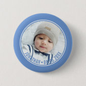 カスタムカラーとカスタム文字 缶バッジ (正面)