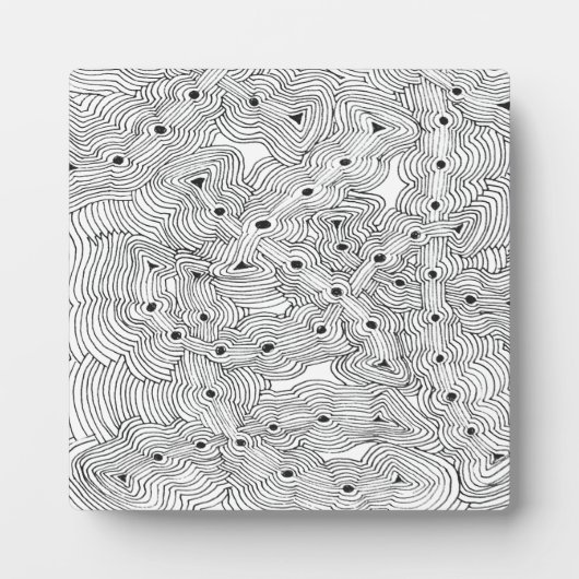 カスタムカラーアントファームオリジナル抽象デザイン フォトプラーク (正面)