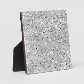 カスタムカラーアントファームオリジナル抽象デザイン フォトプラーク (正面)