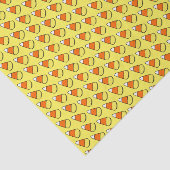 カスタムカラーイエロー&オレンジキャンディーコーンハロウィーン 薄葉紙 (詳細)