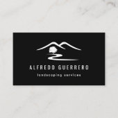 カスタムカラーガーデナー造園名刺 名刺 (正面)