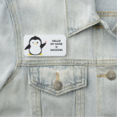 カスタムカラーキュートペンギン 名札 (インサイチュ)