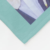 カスタムカラースクリプトMr&Msフォトコラージュ フリースブランケット (角)