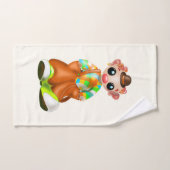 カスタムカラーズバスタオル – リトルピエロ – サーカス バスタオルセット (ハンドタオル)