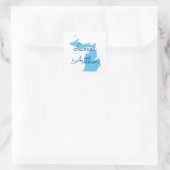 カスタムカラーズミシガンローカル作家 スクエアシール (バッグ)