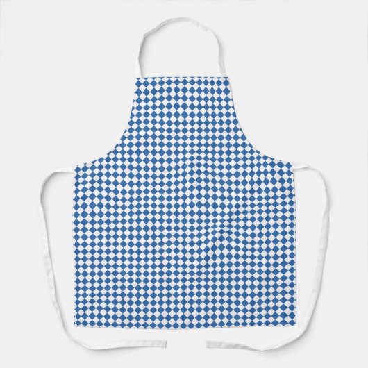 カスタムカラーチェッカー柄 エプロン (正面)