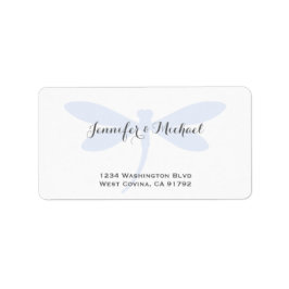 カスタムカラードラゴンフライ住所 シールテンプレート ラベル