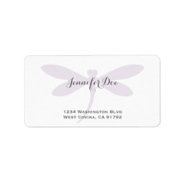 カスタムカラードラゴンフライ住所 シールテンプレート ラベル