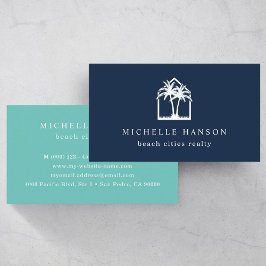カスタムカラーハウスパームツリーズ不動産仲介業者 名刺