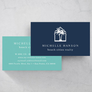 カスタムカラーハウスパームツリーズ不動産仲介業者 名刺