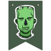 カスタムカラーハロウィン旗 バンティングフラッグ (第2の旗)