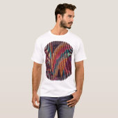 カスタムカラーバーストスカルTシャツ #00001 Tシャツ (正面フル)