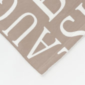 カスタムカラービーチハウスフリースブランケット フリースブランケット (角)