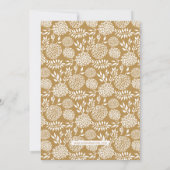 カスタムカラーフローラの卒業発表 案内状 (裏面)