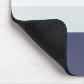 カスタムカラーブロック横ストライプ線モノグラムマウス マウスパッド (コーナー)