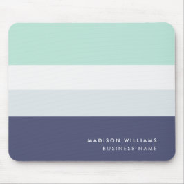 カスタムカラーブロック横ストライプ線モノグラムマウス マウスパッド