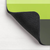 カスタムカラーブロック横ストライプ線モノグラムマウス マウスパッド (コーナー)