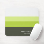 カスタムカラーブロック横ストライプ線モノグラムマウス マウスパッド (マウス)