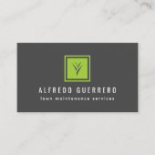 カスタムカラーホームローンガーデ気にィナ造園 名刺 (正面)