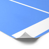 カスタムカラー今月のフォトポスターの従業員 ポスター (角)