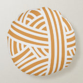 カスタムカラー糸 – スタイライズドヤーンボール ラウンドクッション (裏面)