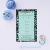 カスタムカラー美容師爪、 ネイル化粧アーティスト価格 チラシ (シングル)