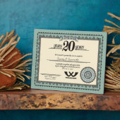 カスタムカラー20年雇用サービス賞 フォトプラーク (側面)