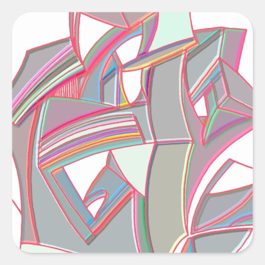 カスタムカラー スクエアシール (正面)