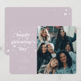 カスタムカラー ハッピーガレンティンズデー フォト シーズンカード