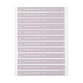 カスタムカラー ハッピーガレンティンズデー 返送先住所 ラップアラウンドラベル (シート)