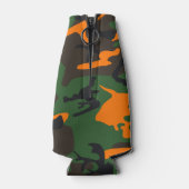 カスタムカラー&モノグラム陸軍軍隊迷彩画: ボトルクーラー (裏面)