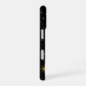 カスタムカラー 天体デザイン - 月と星 iPhone 16ケース (右側面)