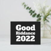 カスタムカラー&文字グッドリダンス2022フラットカード (スタンド正面)