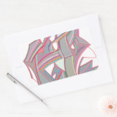 カスタムカラー 長方形シール (封筒)