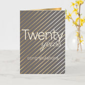 カスタムカラーUNIVERSAL従業員記念日カード カード (黄色い花)