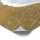 カスタムカリブのビーチ ポスター (角)