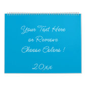 カスタムカレンダーの色と文字名 カレンダー (カバー)