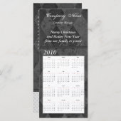 カスタムカレンダーラックカード、プロモーションビジネス (正面/裏面)