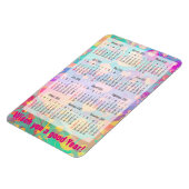 カスタムカレンダー+自分の写真/バックガー。/文字 マグネット (左側)