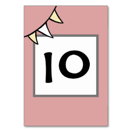 カスタムカントリーウェディングトラクタバント テーブルナンバー