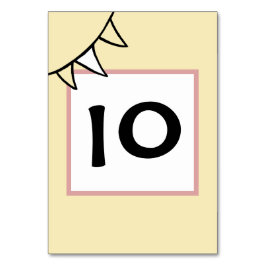 カスタムカントリーウェディングトラクタバント テーブルナンバー