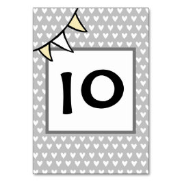 カスタムカントリーウェディングトラクタバント テーブルナンバー